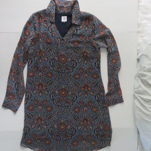 Cabi Lined Provencale Traditional Chic Shirt Dress